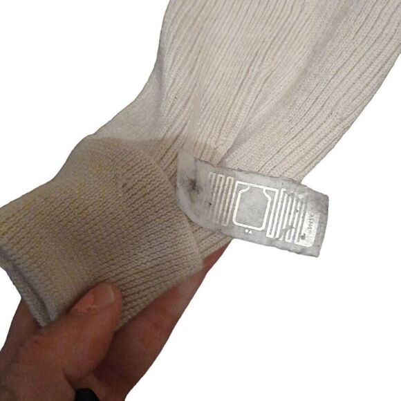 ALL SAINTS MERLINO WOOL BEIGE NATURAL KNIT SWEATER SMALL - Picture 2 of 12